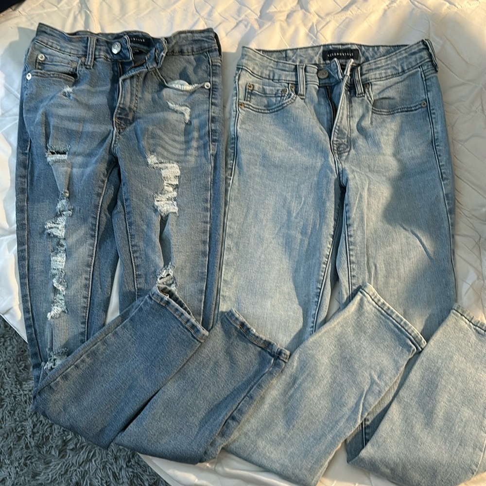 Two pairs of Aeropostale women’s jeans